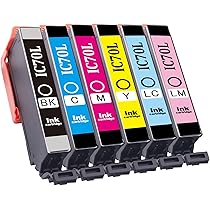 Amazon.co.jp: Epson用 エプソン IC6CL70L インクカートリッジ 6色