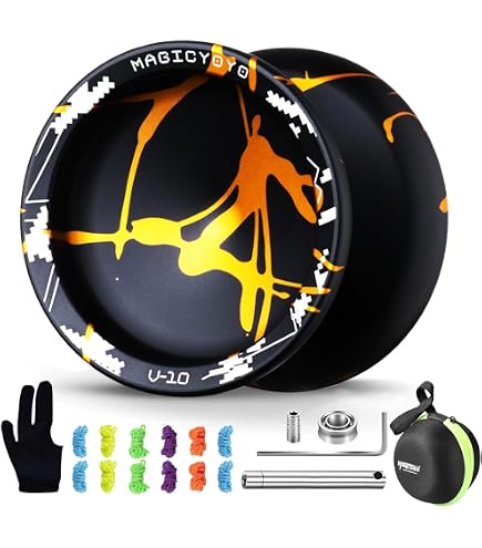 Yo-yo Professionnel MAGICYOYO V13 – Réactif Et Non Réactif, Métal Et PC, Capuchon Pour Tours De Doigts, Idéal Pour Débutants Et Experts