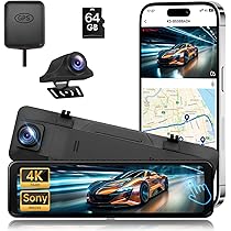 Amazon.co.jp: ドライブレコーダー ミラー型 前後カメラ: K5