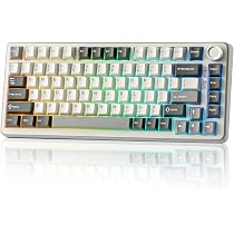 Amazon | YUNZII B75 PRO 75% ガスケットゲーミングキーボード 無線
