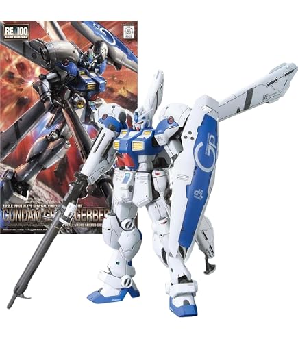 BANDAI - RE/100 1/100 ガンダム試作4号機 ガーベラ 機動戦士ガンダム0083 STARDUST MEMORY(スターダストメモリー) プラモデル(5066733) バンダイスピリッツ Amazon | 【RE/100】 1/100 試作4号機 ガーベラ 機動戦士 0083