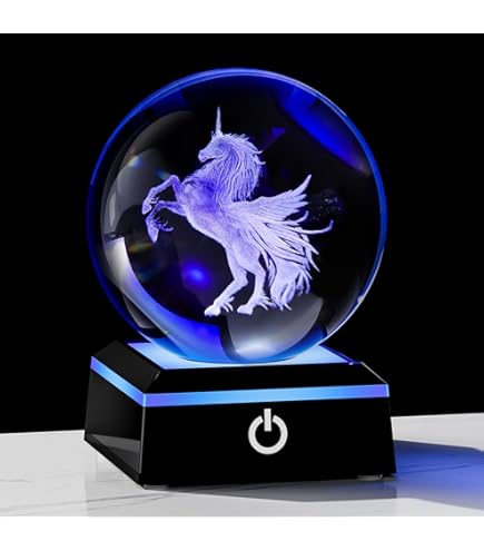 Amazon.co.jp: 3Dユニコーンギフト 女性用 - クリスタルボール