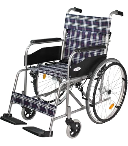Amazon | 【非課税】幸和製作所 テイコブ標準型車いす ネイビー B-09
