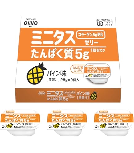 Amazon.co.jp: 日清オイリオ ミニタス エネルギー ゼリー 225g（25g×9