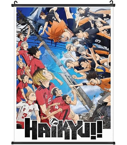 Amazon.co.jp: ハイキュー グッズ ポスター:烏野高校 旗 アニメ