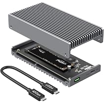 Amazon.co.jp: Qwiizlab ファンレス 40Gbps USB4 SSD エンクロージャ
