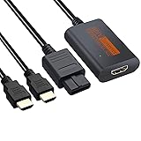 LiNKFOR N64 to HDMI 変換コンバーター N64 / GameCube/SNES to HDMI 変換アダプター 720P出力対応 伝送損失なし HDMIケーブル付属