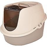 Amazonベーシック 猫用トイレ フード付き 53×41×38cm スタンダード マルチカラー