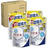 [ケース販売] アリエール 洗濯洗剤 液体 詰め替え 1000g×4袋【Amazon.co.jp限定】