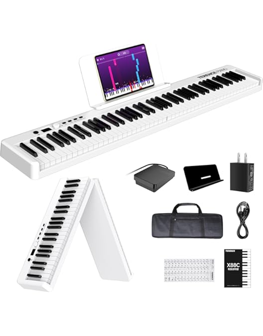 Amazon | 電子ピアノ 88鍵盤 初心者 ピアノ キーボード ピアノデビュー 