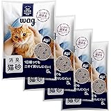 [Amazonブランド] Wag 消臭猫砂 鉱物 (段ボール包装) 猫用 5L×4袋