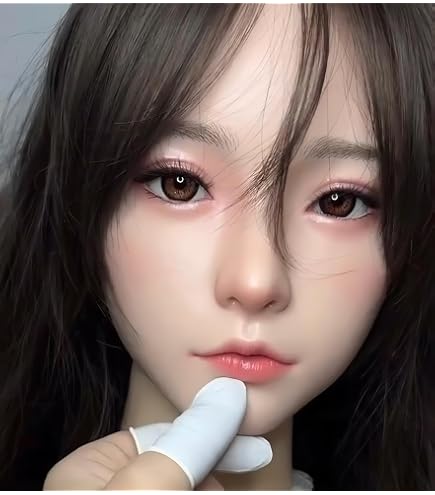Amazon.co.jp: 1/1 ドールヘッド 女性 等身大 リアルモデル M16ボルト