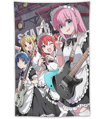 Amazon.co.jp: ぼっちざろっく タペストリー アニメ 大判 タペストリー