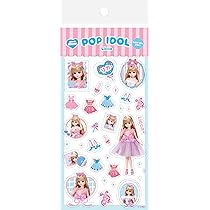 Amazon.co.jp: 古川紙工 リカちゃん 透明シールシート oshigoto Licca