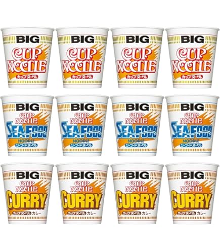 Amazon.co.jp: 日清食品 カップヌードルBIG 詰め合わせ 4種12食
