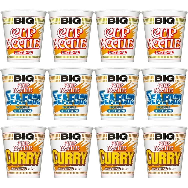 カップヌードルBIG 48個セット(カレー16.シーフード16.ノーマル16