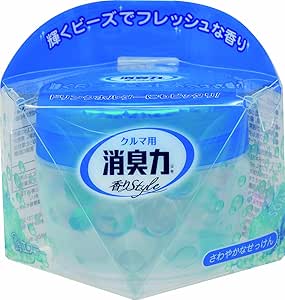 Amazon エステー 車用 消臭芳香剤 クルマ用消臭力 香りstyle 置くタイプ 置き型 さわやかなせっけん 95g K 59 車用芳香剤 車 バイク