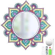 Amazon.co.jp: SALUDABLE ダイヤモンドアート キット 鏡 ビーズアート