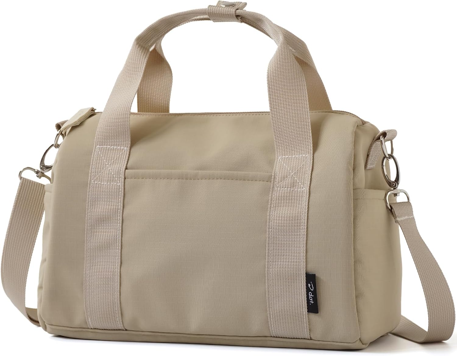 [dot.] ミニボストンバッグ レディース 6L ミニショルダーバッグ 斜めがけ 軽量 ミニバッグ 2WAY | タスランナイロン、撥水・高耐久、幅28×奥行14×高さ18cm／約270g