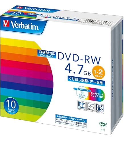 Amazon.co.jp: ソニー データ用DVD+RW 4倍速 5mmケース 5枚