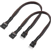 オーディオ用ケーブル　
GOURD CORD GCP-663 1.8m Amazon.co.jp: QIANRENON 9ピン HD オーディオ マザーボード