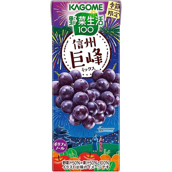 カゴメ 野菜生活100 栃木にっこり梨ミックス195ml×96本 【季節限定品】 Amazon.co.jp: カゴメ 野菜生活100 栃木にっこり梨ミックス195ml