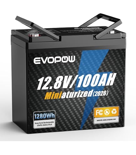 Amazon.co.jp: DATOUBOSS 12V 100Ah リン酸鉄リチウムイオンバッテリー