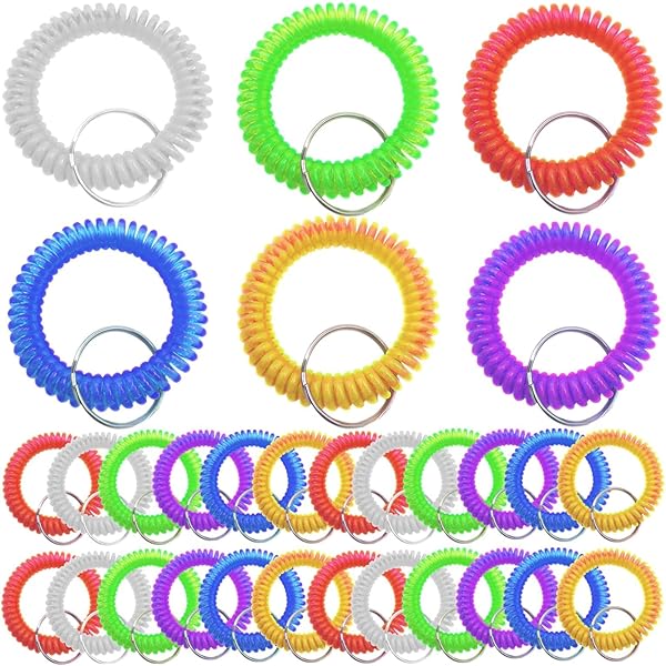 Amazon.co.jp: [レジプロb] 伸縮リストバンド 番号タグ用 手首 コイル