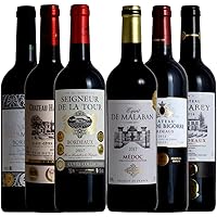 全てボルドー金賞受賞 高樹齢 生産者元詰 贅沢飲み比べ 厳選セレクト 赤ワイン 6本 ワインセット 750ml 6本