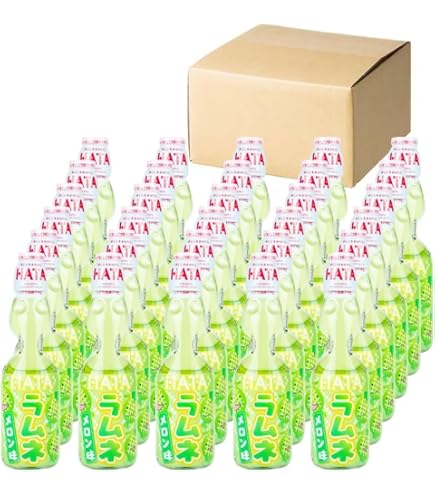 Amazon.co.jp: 60本セット ボトルラムネ ハタ鉱泉 PET (ビー玉入
