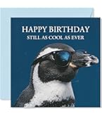 Funny Birthday Cards For Women Men - Cool Frog Sunglasses - Happy Birthday Card For Mom Dad