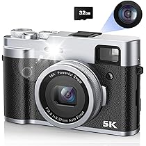 ５K デジカメ 4800万画素 30fps wifi 手ぶれ補正 前後カメラ Amazon | 5K デジカメ スマホに送れる デジタルカメラ 4800万