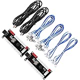 Easyget ゼロ遅延アーケードゲームコントロールエンコーダーは、PC、MAME、Windows、Raspberry PiレトロアーケードDIYプロジェクトのジョイスティックに変換します (2-Player, 4.8mmポートジョイスティック/ボタン)