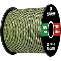 【5色セット】キイロコンコン パラコード 反射材入り 30M　5mm 5色セット】キイロコンコン パラコード 反射材入り 30M 5mm 5色