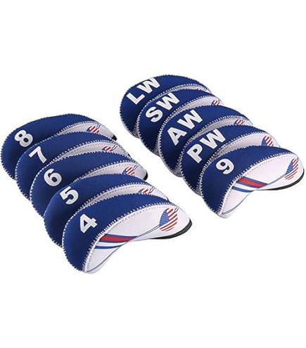 Amazon.co.jp: ジーフォア ゴルフ アイアンカバーセット セットカバー