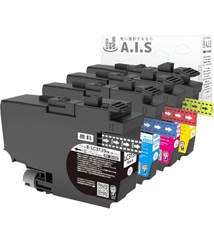 Amazon.co.jp: Shower インクカートリッジ ブラザー 用 LC3139 (PGBK×2 