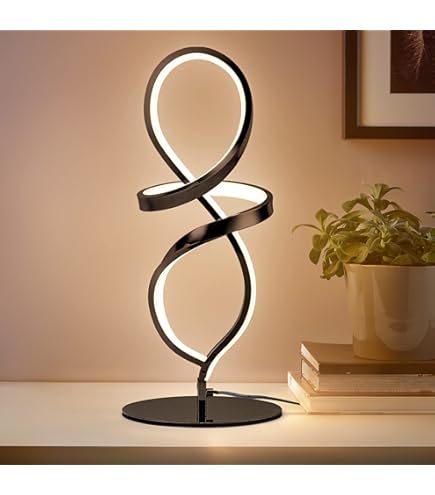 Amazon.co.jp : JUTIFAN LEDスパイラルフロアランプ リビングルーム用