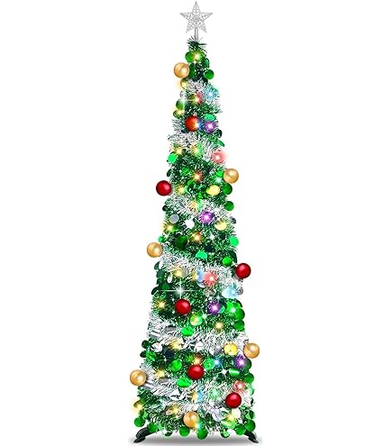 Amazon.co.jp: クリスマスツリー 5フィート 折りたたみ式ポップアップ