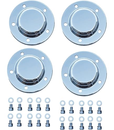 スーパーグレート　リアハブメッキ4枚 スーパーグレート用 リア メッキハブキャップセット 4軸低床