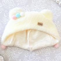 Amazon.co.jp: 【ぬい服】ぬいぐるみ用くま耳付き帽子 10cm 用