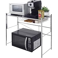 川口工器 ステンレス 伸縮 スライド レンジ カウンター ラック (1段スリム) 17777