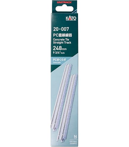 Amazon | し 20-004 複線直線線路 10本まとめて WS248PC KATO ユニ