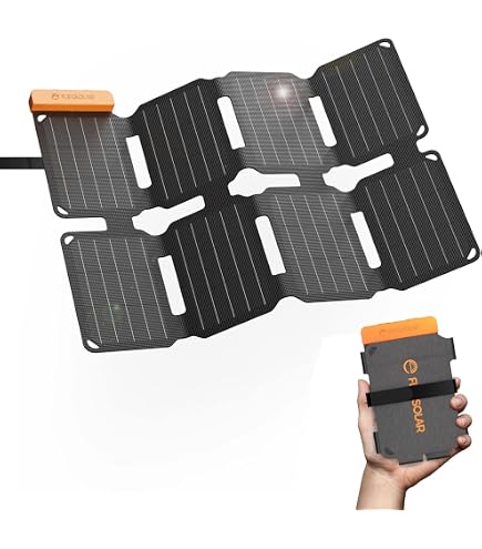 Amazon | FlexSolar 100W 折り畳み式ソーラーパネル USB-C/USB-A/DC