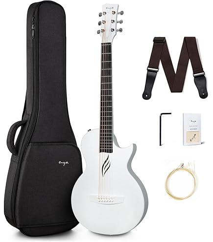 Amazon | ENYA NOVA GO White アコースティックギター カーボン