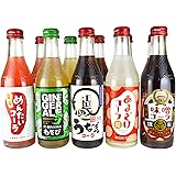 変わり種 コーラ ジンジャーエールセット （辛子明太子、わさびジンジャー、うなぎ、甘酒、岡崎味噌）　240ml 5種 10本セット 木村飲料 地サイダー 瓶