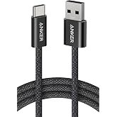 Anker Zolo USB-C & USB-A ケーブル 1.8m ブラック | USB-IF認証 高耐久ナイロン素材採用 iPhone 18 / 17 / 16 / Galaxy Google Pixel 各種対応