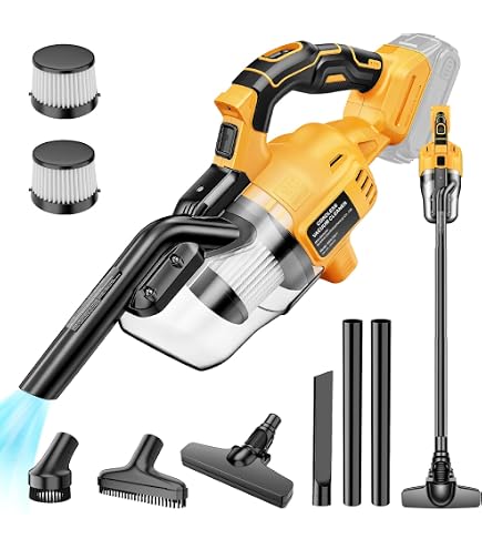 Amazon | コードレス掃除機 Dewalt 20Vバッテリー対応 ハンドヘルド