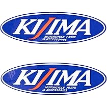 Amazon | キジマ(Kijima) バイク ステッカー kijimaロゴ 小 55mm×12mm