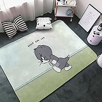 Amazon | トムとジェリー カーペット 長方形 ラグマット ラグ