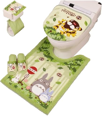 Amazon｜魔女の宅急便 ロングトイレマット セット 4点 洗浄暖房便座